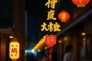 《旧年胶片》剧照，桌面散落的过期胶卷与放大镜