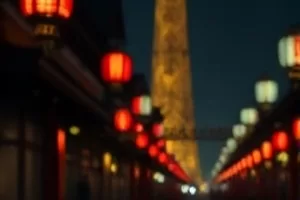 《雾中山海》剧照，云雾缭绕的山脊线与远处海岸