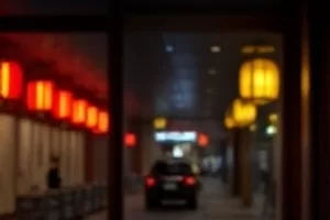 《窑变》剧照，窑口打开瞬间泛红的陶坯